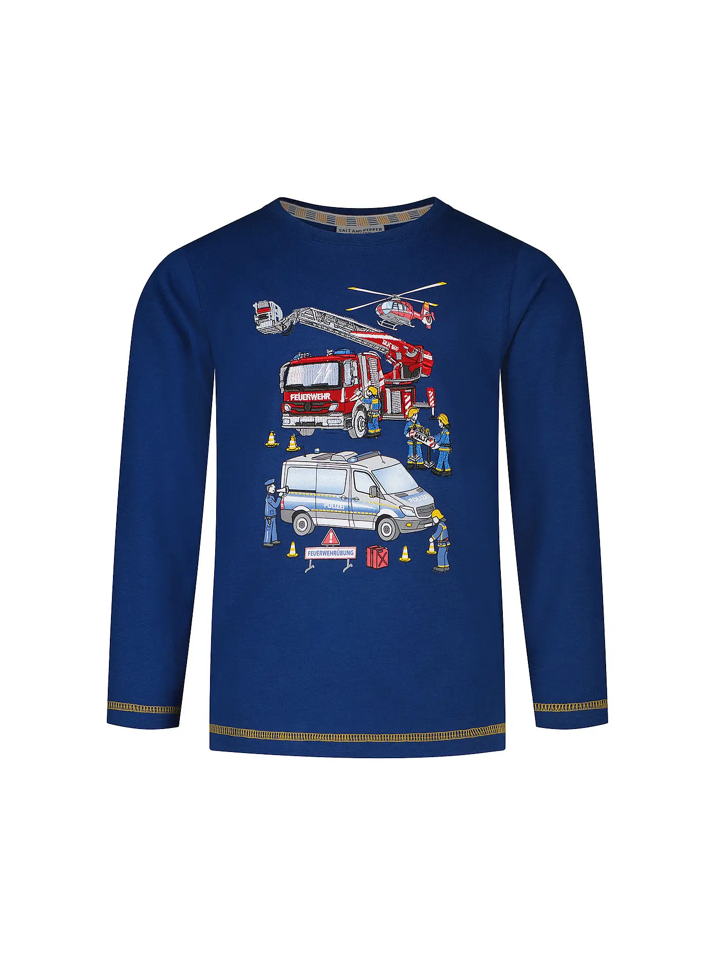 SALT AND PEPPER | Jungen Langarmshirt CHALLENGE | blau